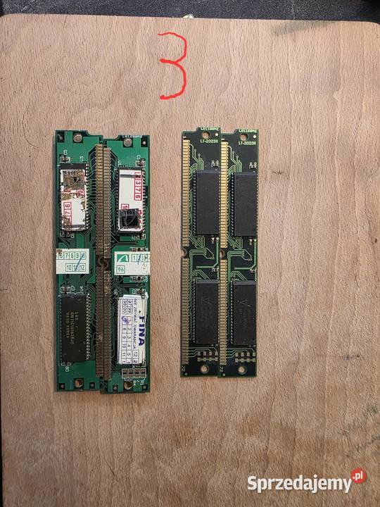 Kości pamięci do starych PC Łomża sprzedam