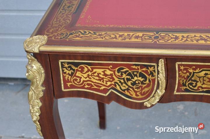 BIURKO BOULLE INSTARSJE Z BRĄZU stół 1 HIT Kraków