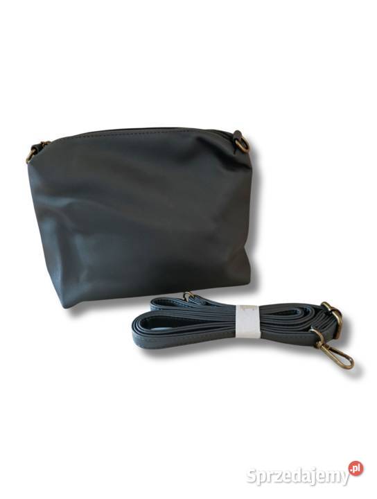 Duża torebka zamszowa grey XL z kosmetyczką i Żabiczyn