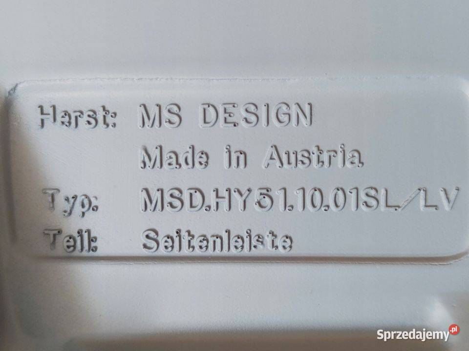 HYUNDAI IX35 SPORT SL MS DESIGN DOKŁADKA PRÓG Pleszew sprzedam