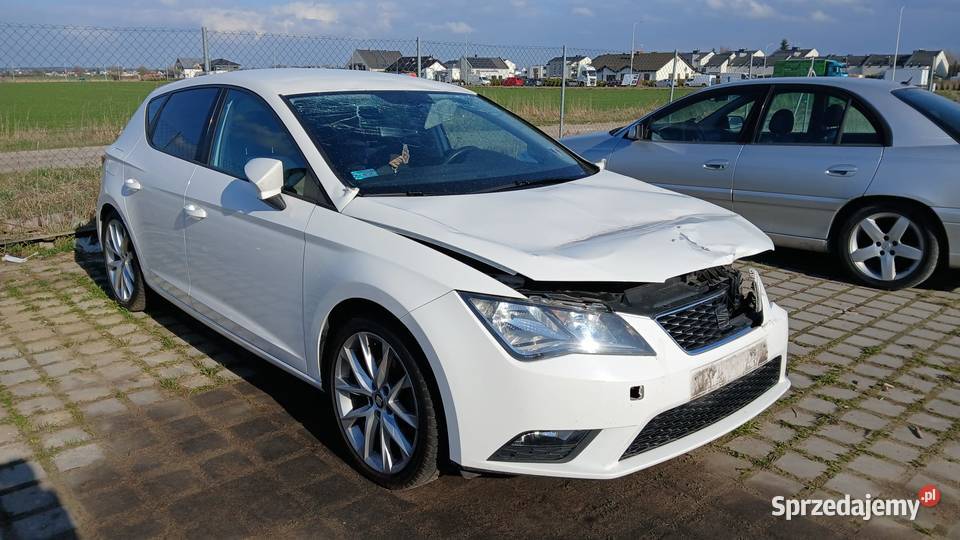 Seat Leon 16 tdi 2013 uszkodzony uszkodzony wielkopolskie Leszno