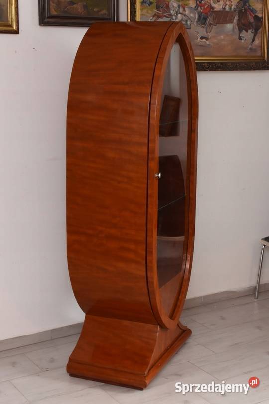 Owalna Witryna Styl Art Deco Gablotka Serwantka Kraków sprzedam