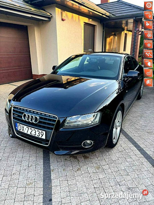 Audi A5 Audi A5 20 TFSI quattro 210 SLine bang czujnik parkowania Wrocław