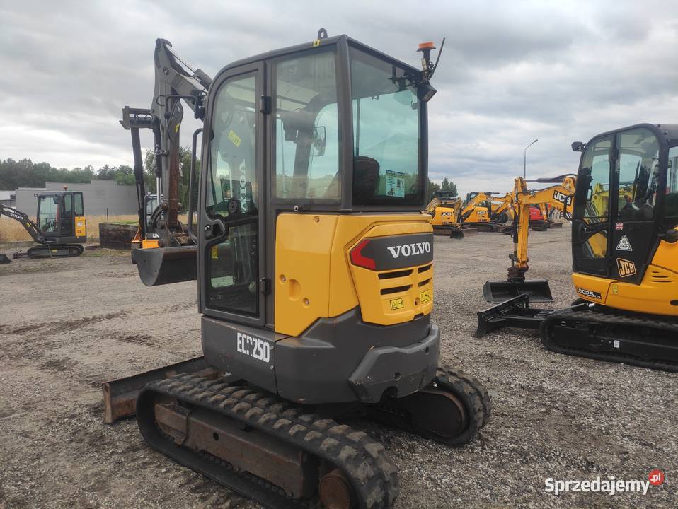 Minikoparka Volvo Ecr 25 D 2019r 1900 mtg waga Ryżki