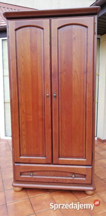 Szafa dwu drzwiowa z szufladą Bawaria BRW Szafy i garderoby mazowieckie