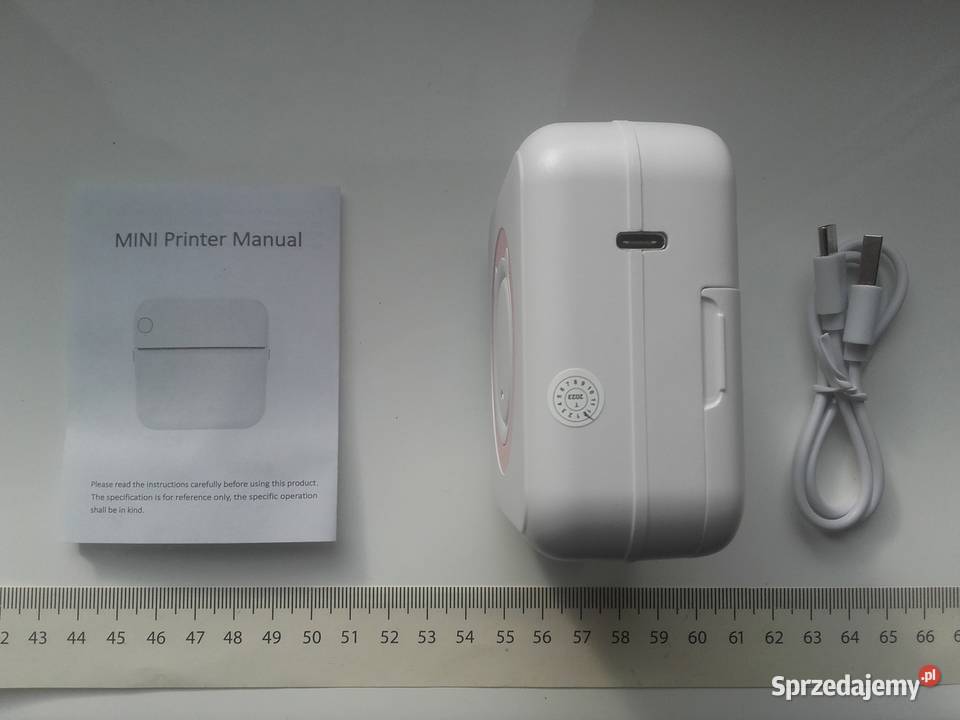 Mini drukarka przenośna termiczna papierowa Komputery i Akcesoria