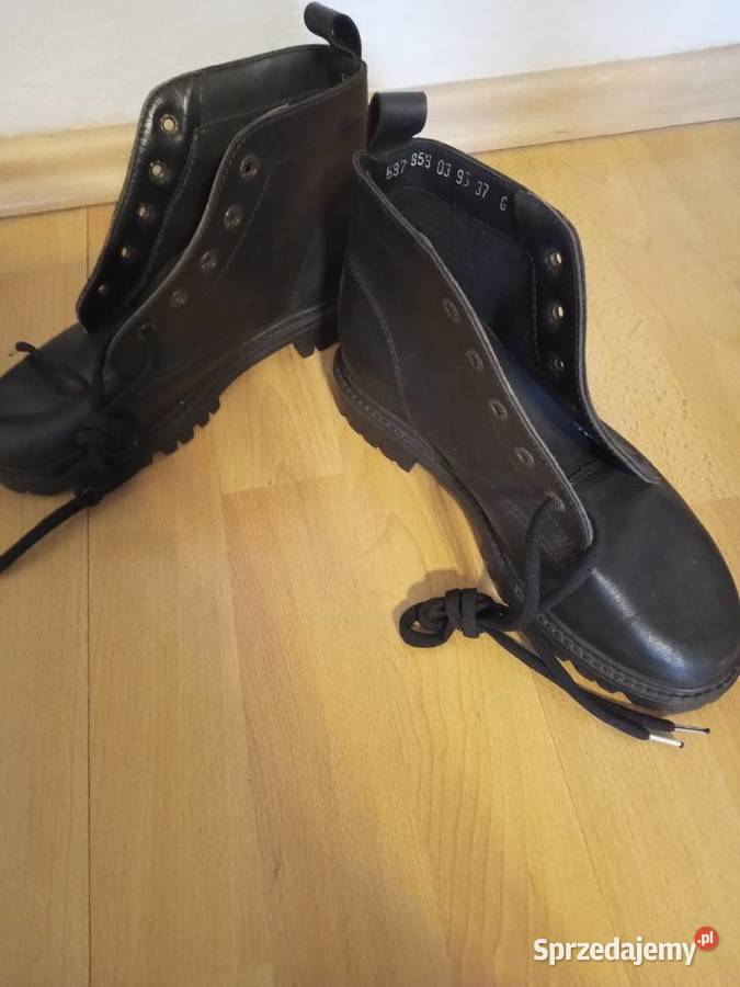 Buty skórzane czarne rozmiar 37 Tychy
