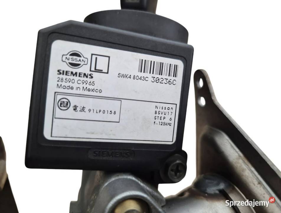 KOLUMNA KIEROWNICZA STACYJKA KLUCZYK NISSAN Działoszyce