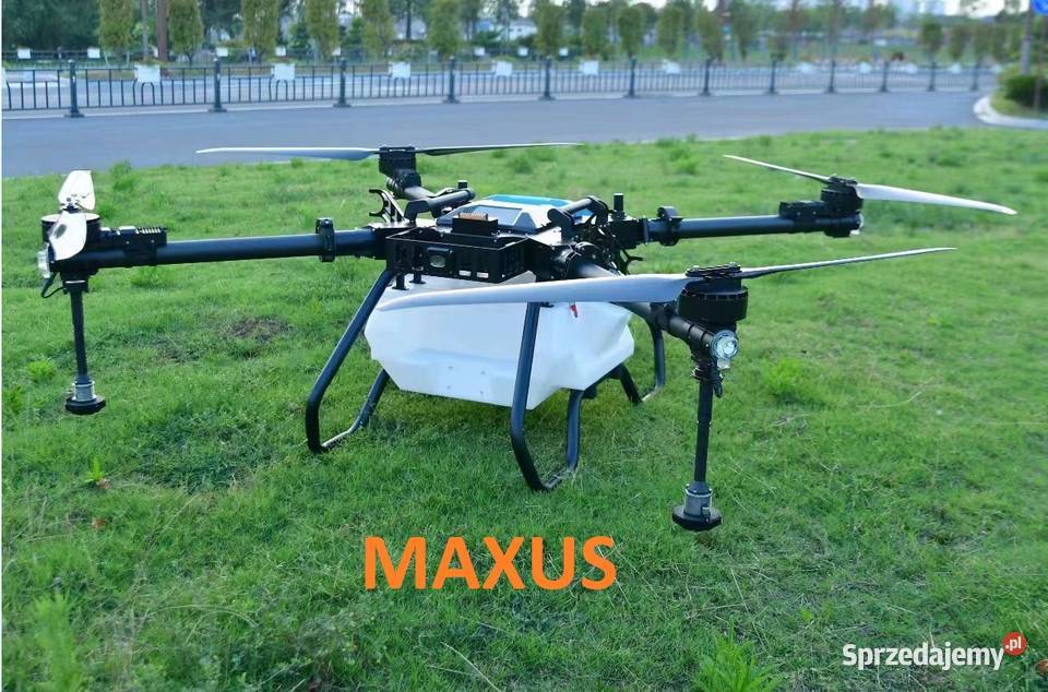 Nowy DRON rolniczy opryskiwacz MAXUS 33 ha/h ISO 9001