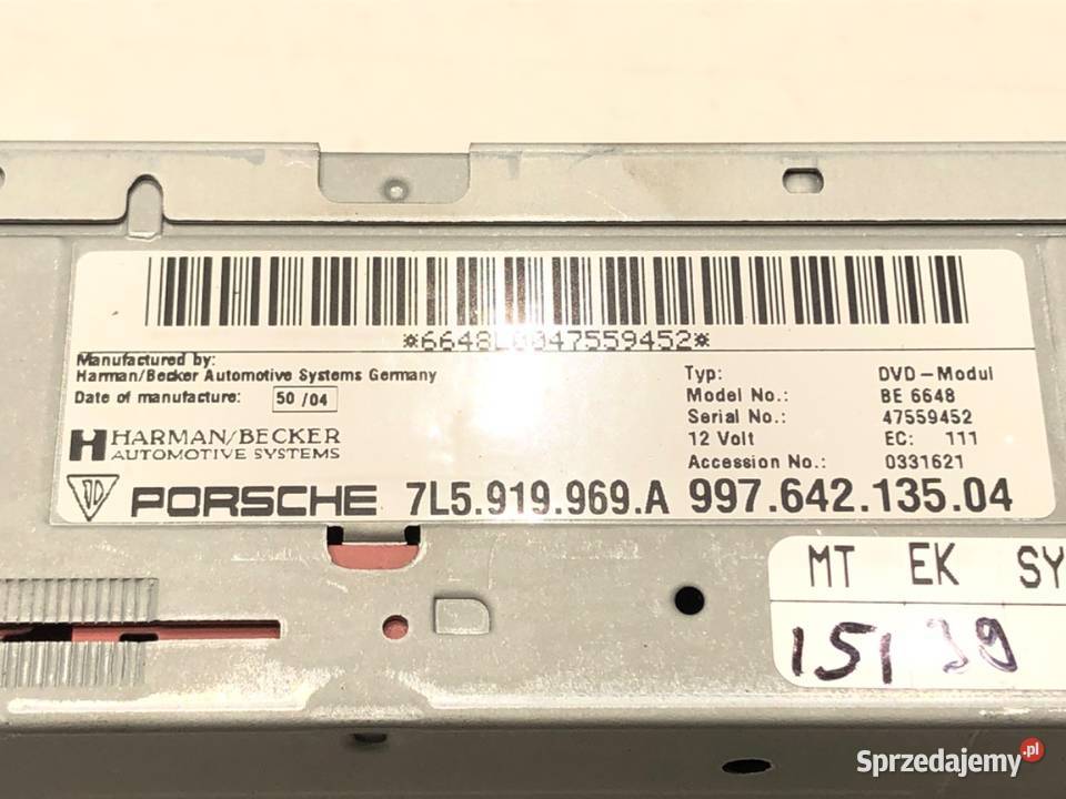 CZYTNIK NAWIGACJI PORSCHE CAYENNE 7L5919969A