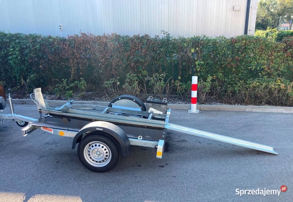 Przyczepa motocyklowa wynajem wypożyczalnia Warszawa