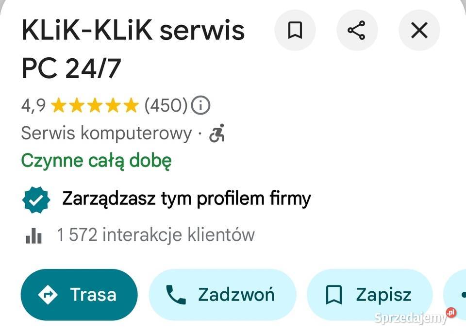 KLiKKLiK serwis PC 247 Warszawa