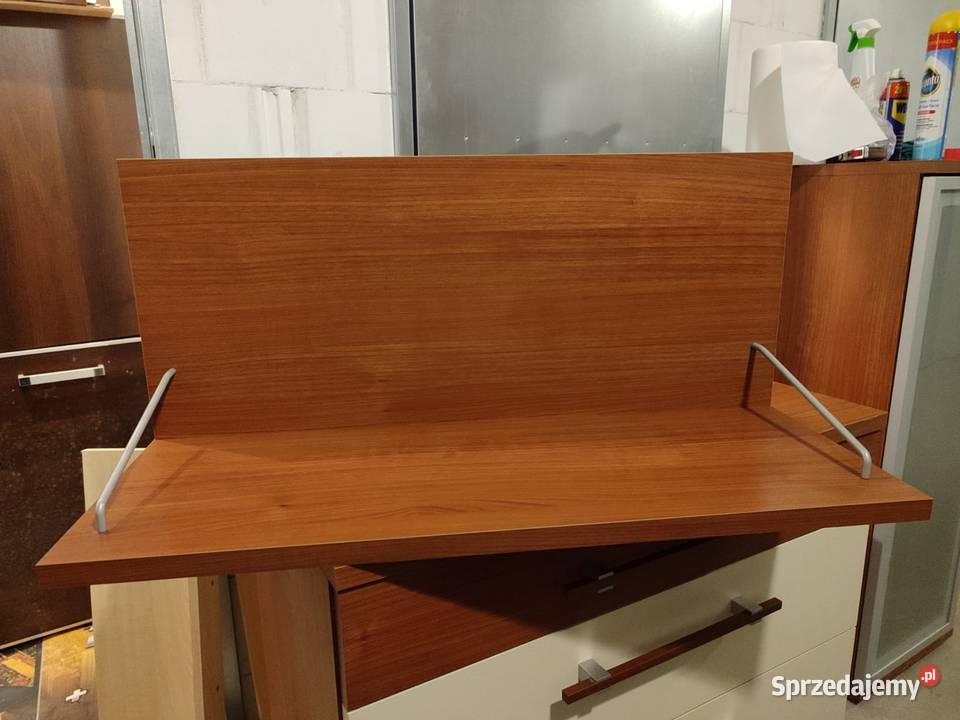 2 półki ścienne w kolorze cieplego drewna Wrocław