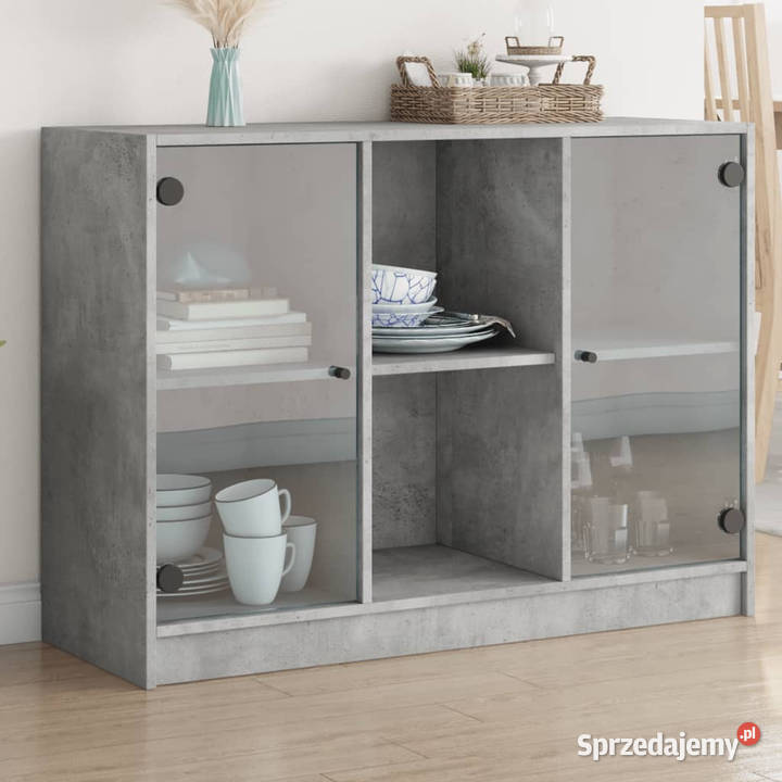 Szafka szarość betonu 102x37x755 materiał Warszawa