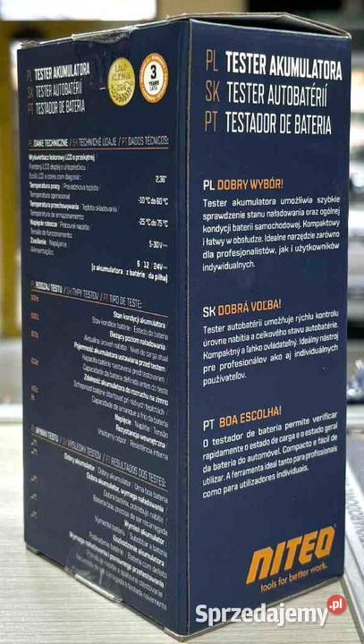 Tester Akumulatorów Niteo