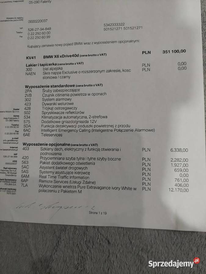 BMW X6 M40 CESJA LEAZINGU Grójec sprzedam