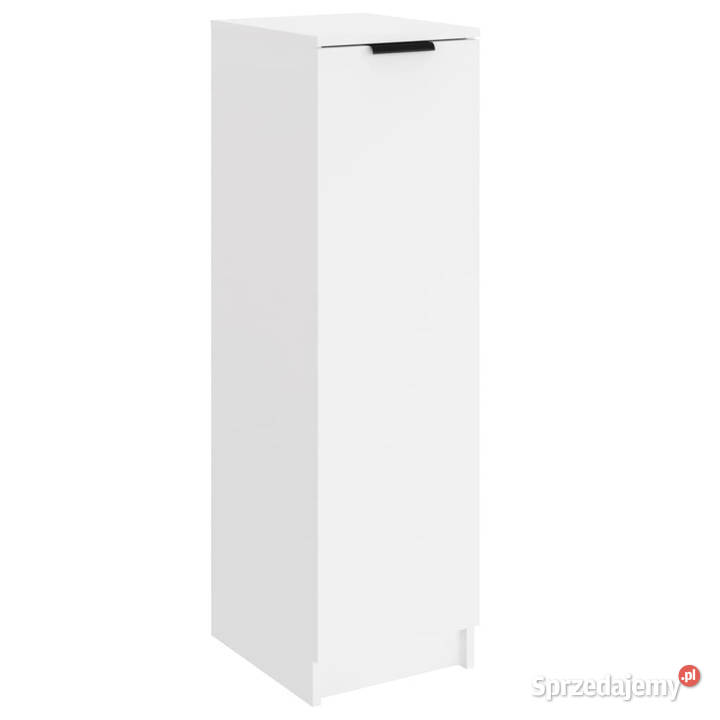 Szafka na buty biała 30x35x100 materiał