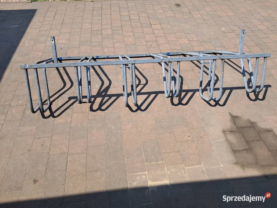 Stojak rowerowy 9 miejsc masywny Zalesie Górne sprzedam