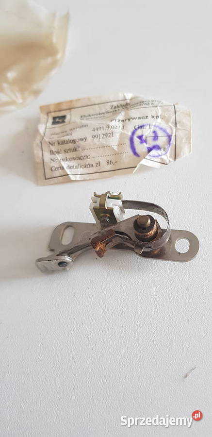 Styki platynki aparatu zapłonowego FSO Fiat 125p Układ elektryczny Lublin