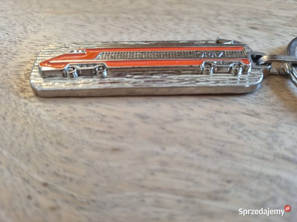 Metalowy breloczek Pociąg TGV SNCF Francja Pozostałe Warszawa