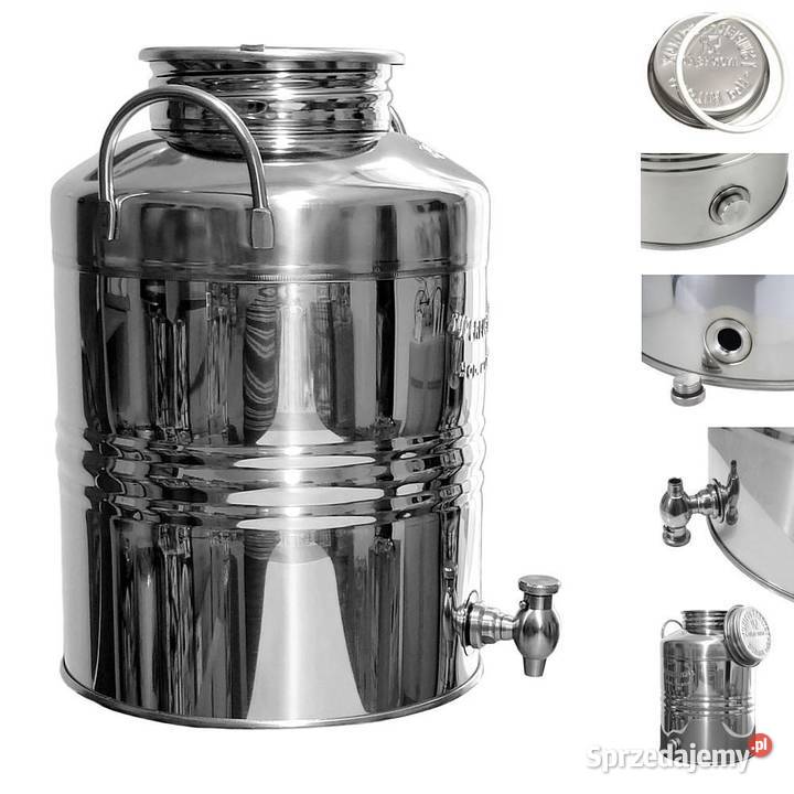 Beczułka beczka ze stali inox antałek bańka Biznes i Przemysł Siemianowice Śląskie