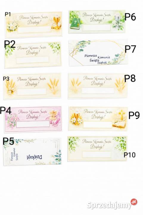 Upominek Gości Pierwsza Komunia Święta Sucha Beskidzka