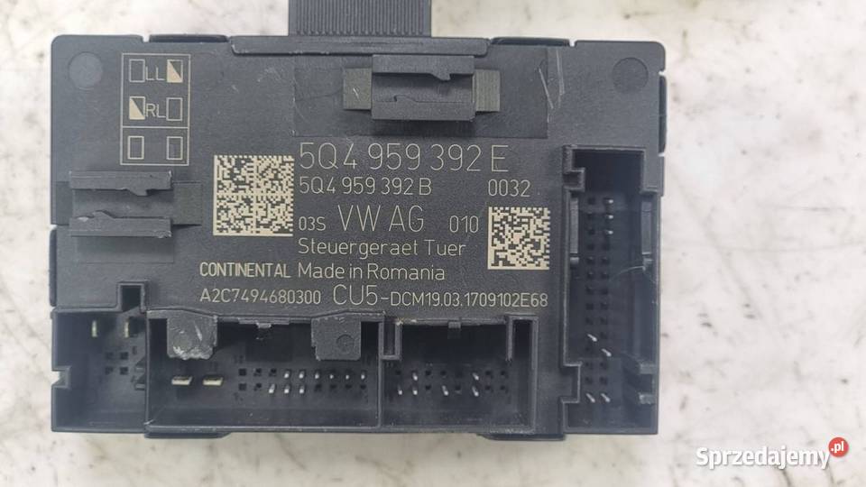 MODUŁ SKODA OCTAVIA III 5Q4959392E Lipno sprzedam