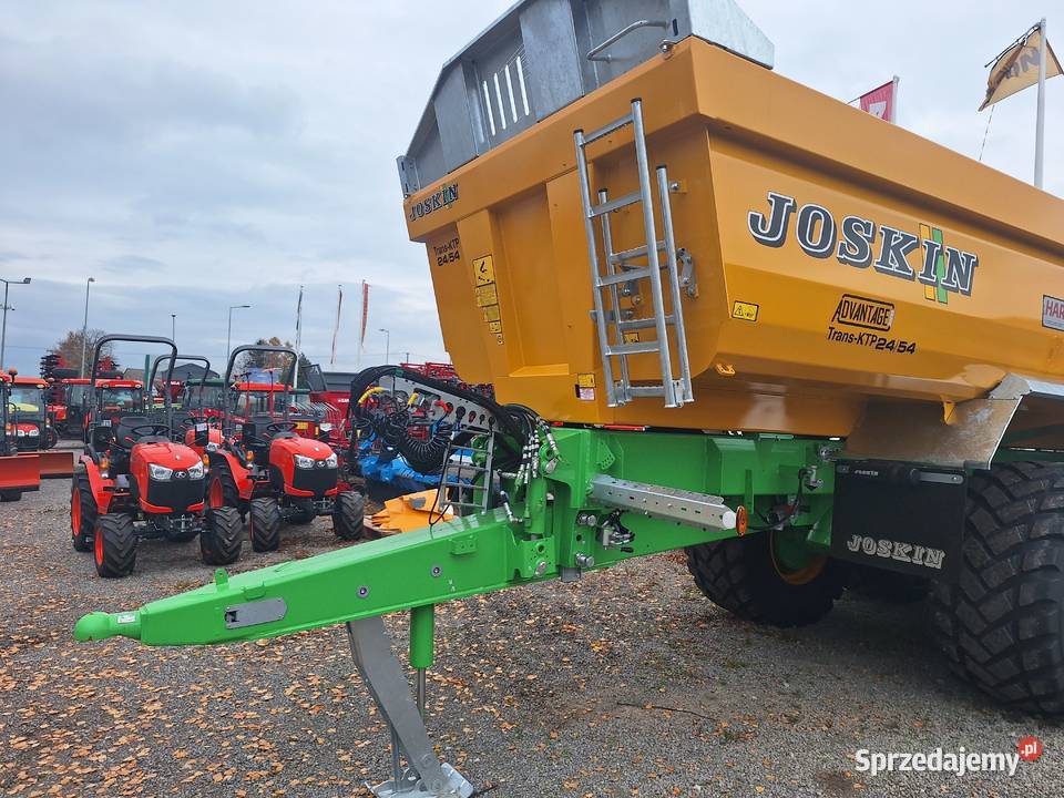 Przyczepa budowlana Joskin TransKTP 2454 nieuszkodzony Przyczepy rolnicze Lipnik