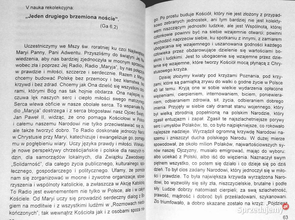 Rekolekcje ludzi pracy bp Edward Frankowski