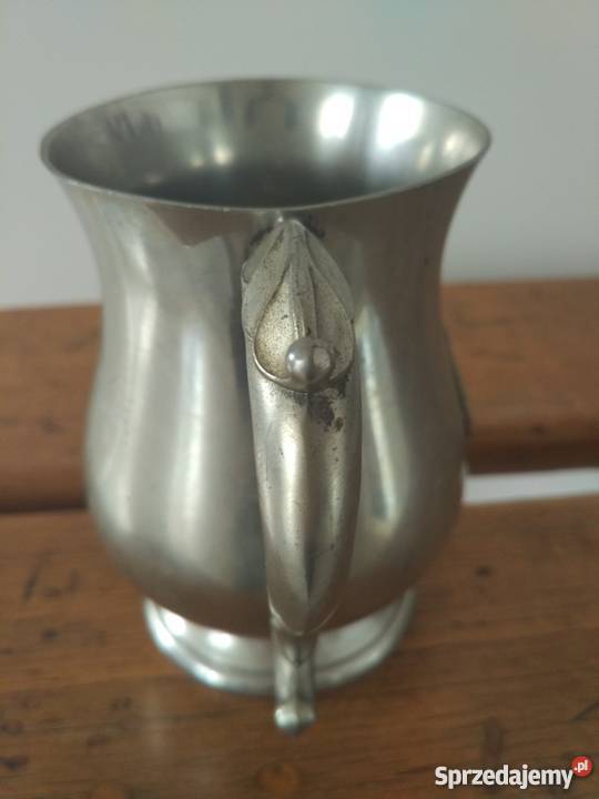 Kufel srebrzony Porcelana i szkło