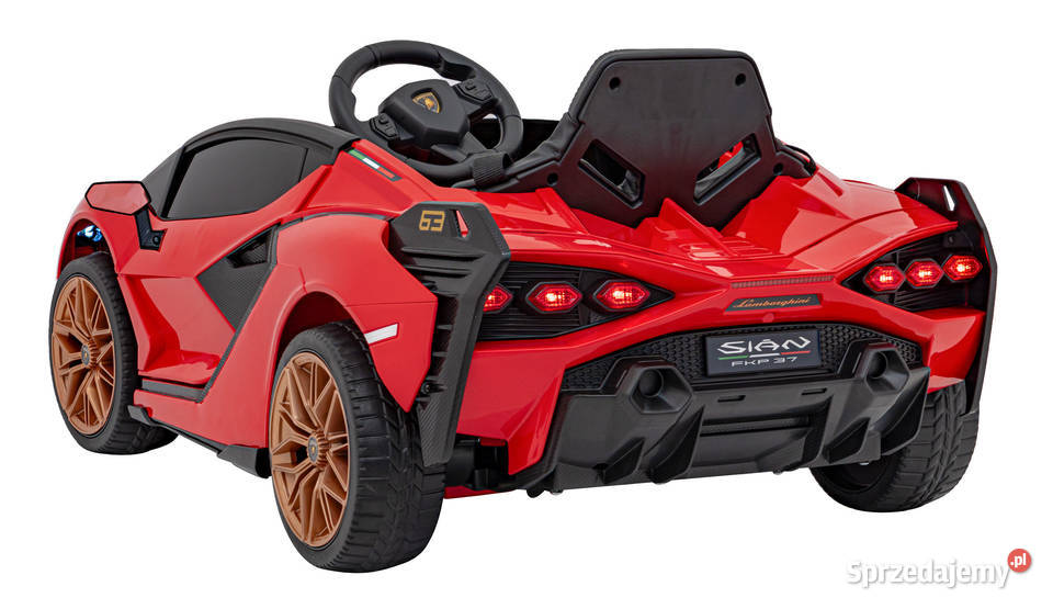 Lamborghini SIAN Czerwony Auto na Akumulator 12V Łopuszno