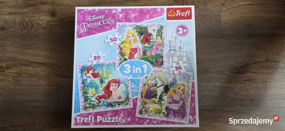 Puzzle Terfl Disney Princess 3 in 1 Kraków