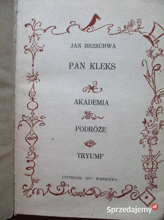 Pan Kleks JBrzechwa trylogia bajki basnie Łódź sprzedam