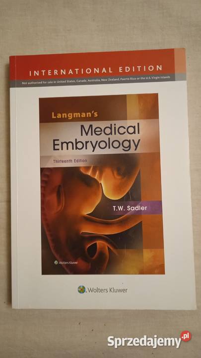 Medical Embryology Sadler Warszawa