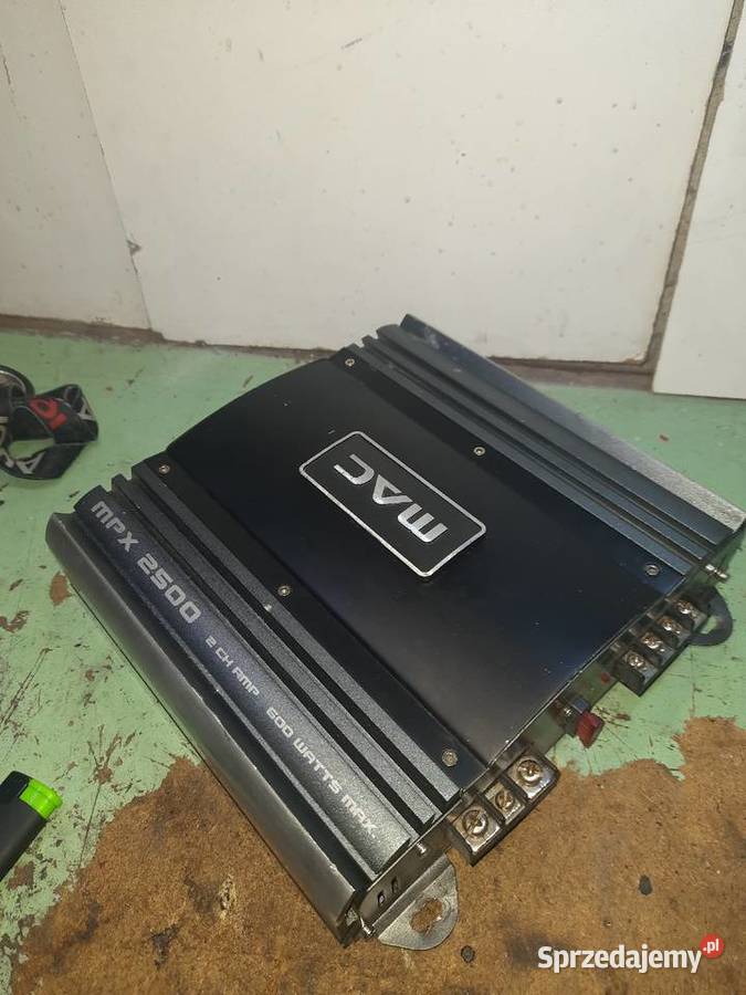 MAC AUDIO MPX 2500 sprawny używany Wzmacniacze Lubań