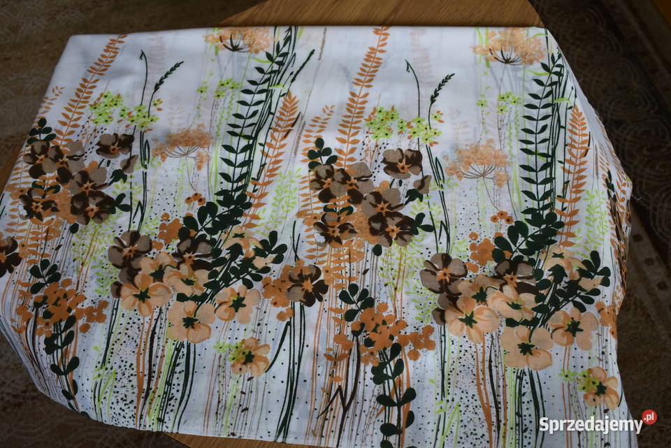 Tkanina vintage bawełna