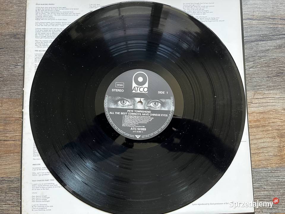 Pete Townshend All The Best Cowboys Have Chinese Błażejowice sprzedam