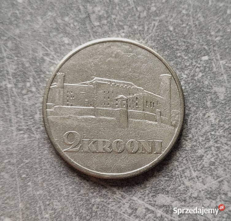 198 ESTONIA srebro 2 Korony 1930 r Zamek Toompea