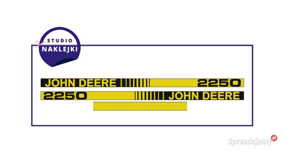 Naklejki John Deere 2250 Traktor Ciagnik