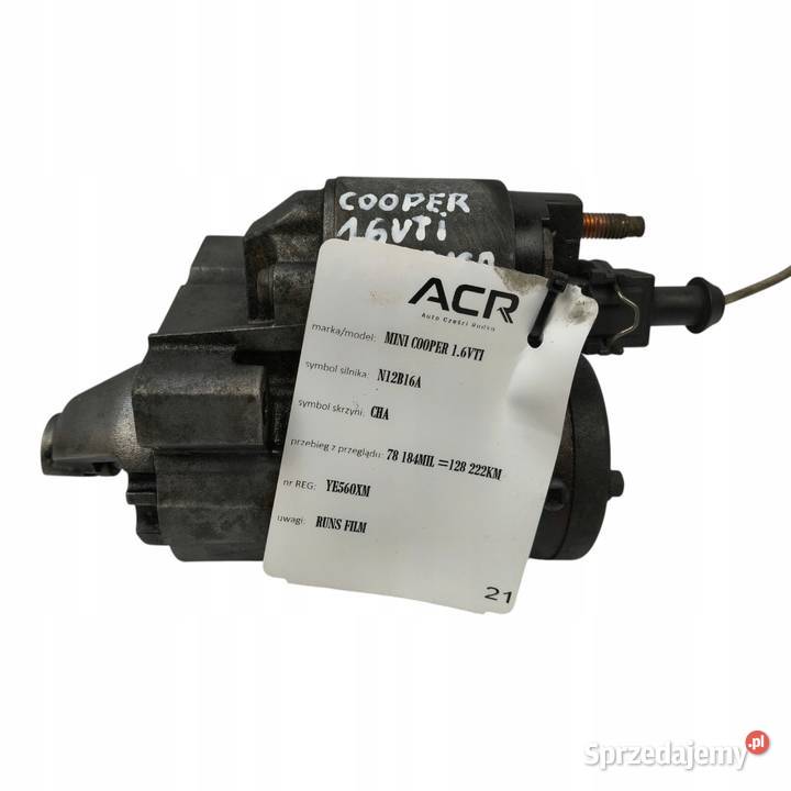 ROZRUSZNIK Mini Cooper R56 16 16V VTI V755001780 Układ elektryczny silnika lubelskie Chełm sprzedam