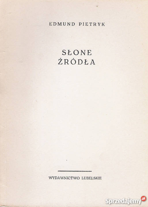 Słone źródła E Pietryk lubelskie Puławy