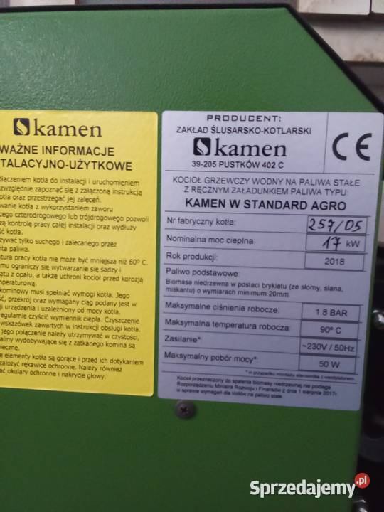 Piec Centralnego ogrzewania Smolarzyny