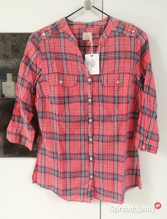 Nowa damska bluzka z kreszowanej bawełny Bluzki i koszule Dębica sprzedam