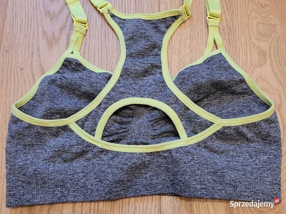 Biustonosz sportowy S szary/srebrny Warszawa