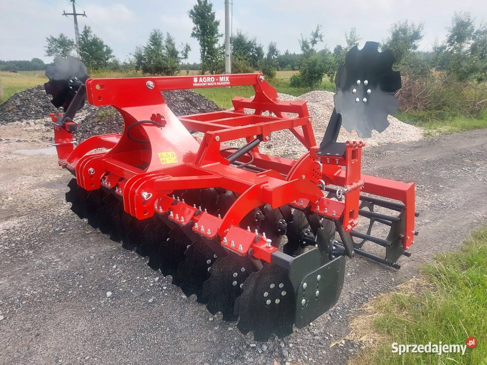 Agregat talerzowy brona ścierniskowa Mieszanie Wolanów