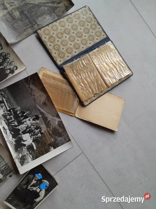 Stare zdjęcia powojenne PRL wczesny PRL zestaw Dąbrowa Górnicza