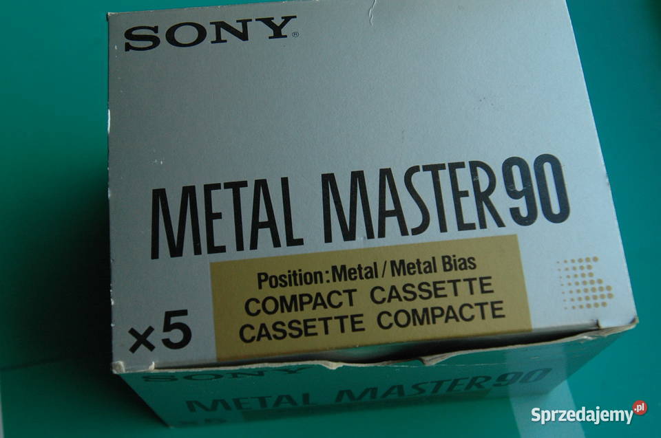 kaseta SONY magnetofonowa Metal Master C90 nowa Gdynia