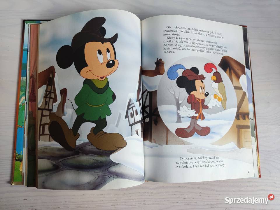 Książka bajka Książę i Żebrak Walt Disney opolskie Głuchołazy