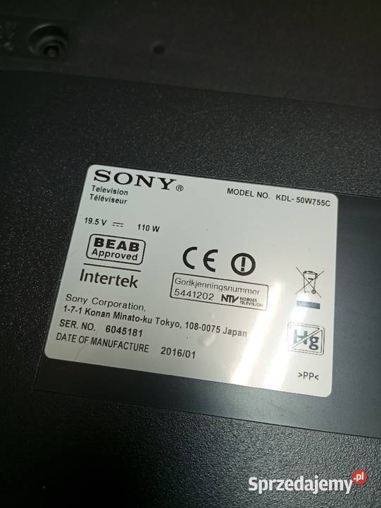 Sprzedam tv Sony Brawoa 50"