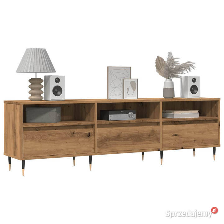 Szafka pod TV dąb artisan 150x30x445 WM857186 Warszawa